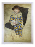 Paul in Arlequin by Pablo Picasso