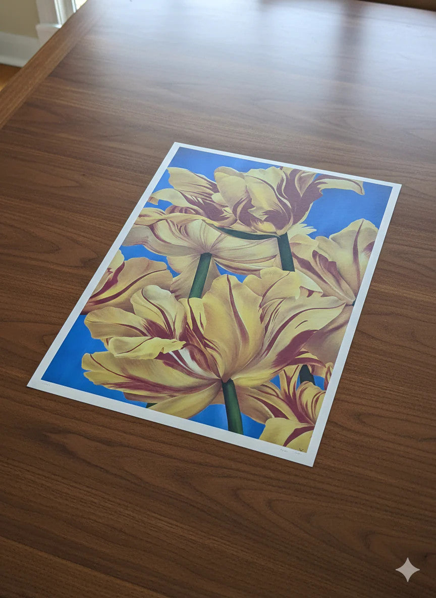 island of Yellow Flowers by Lowell Blair