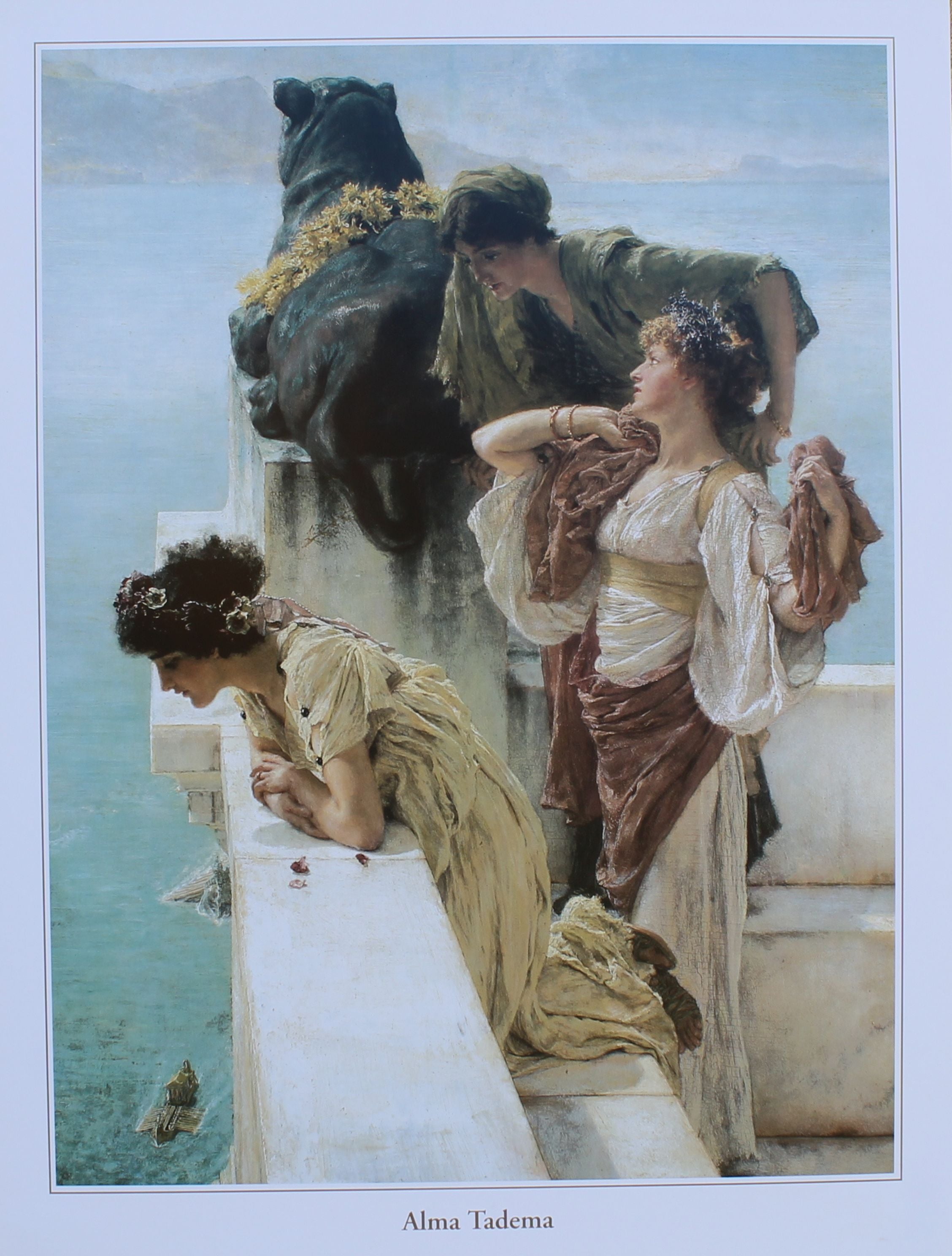 Alma Tadema - A Coign of Vantage" (23.5 x 32.5)