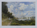 Claude Monet - Le Bassin D'Argenteiul (31.5 in  x 23.5 in)
