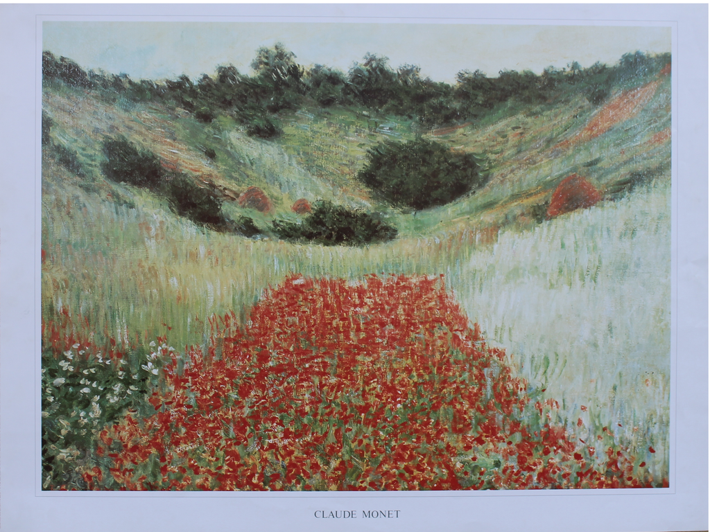 Claude Monet - Poppy Field in a Hollow near Giverny (23.5 in - 31.5)