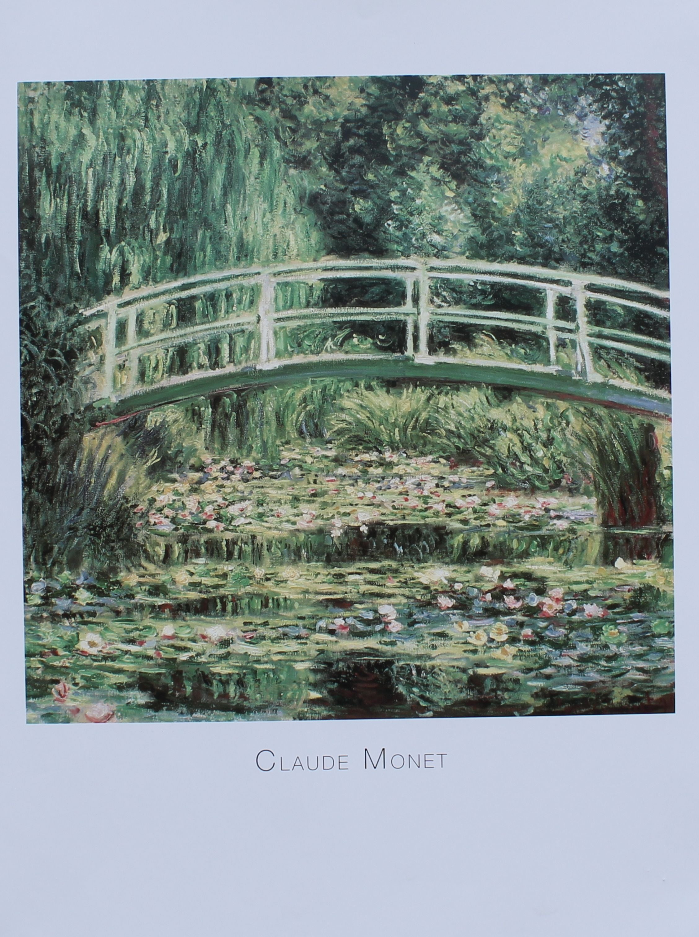 Claude Monet - The Water-Lily Pond (23.5 in x 31.5 in)