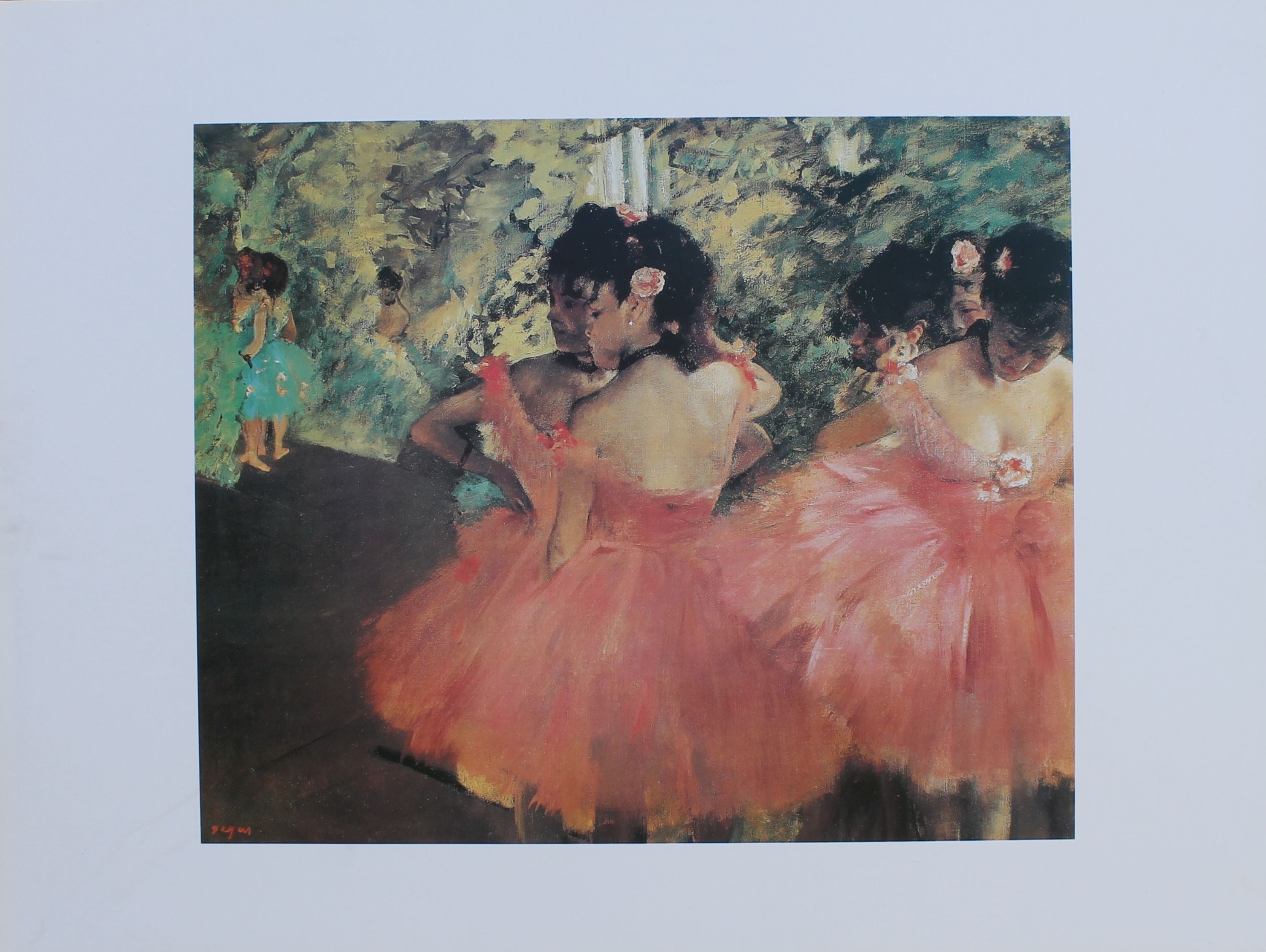 Edgar Degas - Dancers in Pink (31.25 in x 23.5 in)