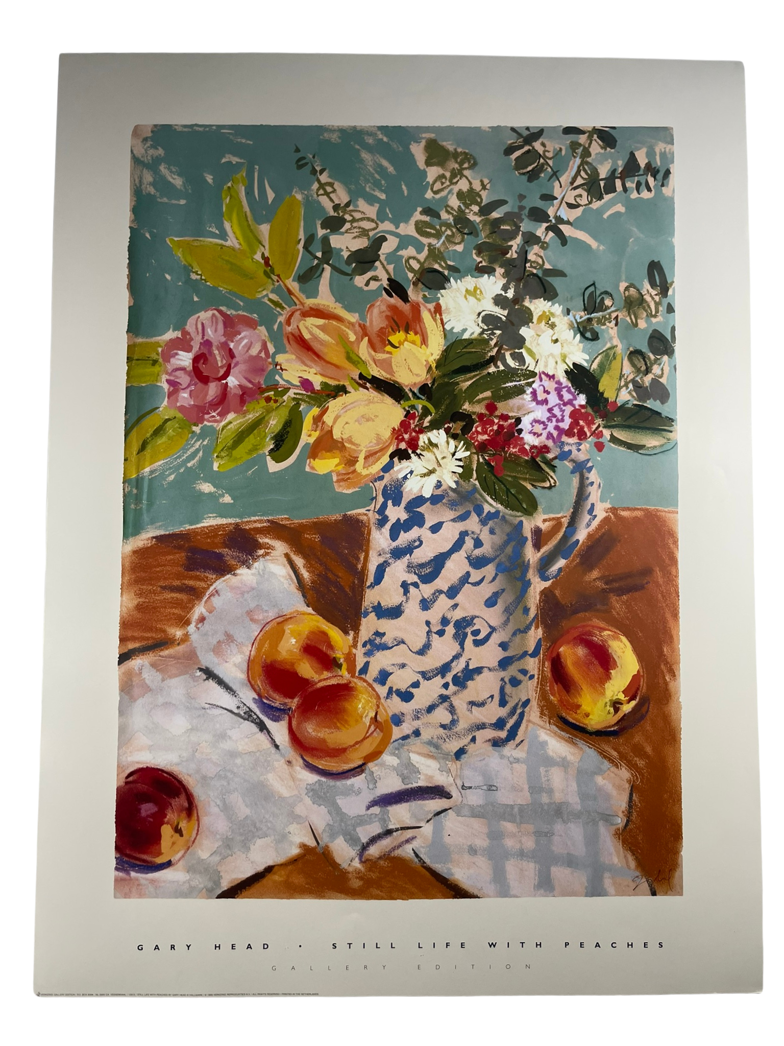 Gary Head - Still Life with Peaches (31 1/4 in x 23 1/2 in)
