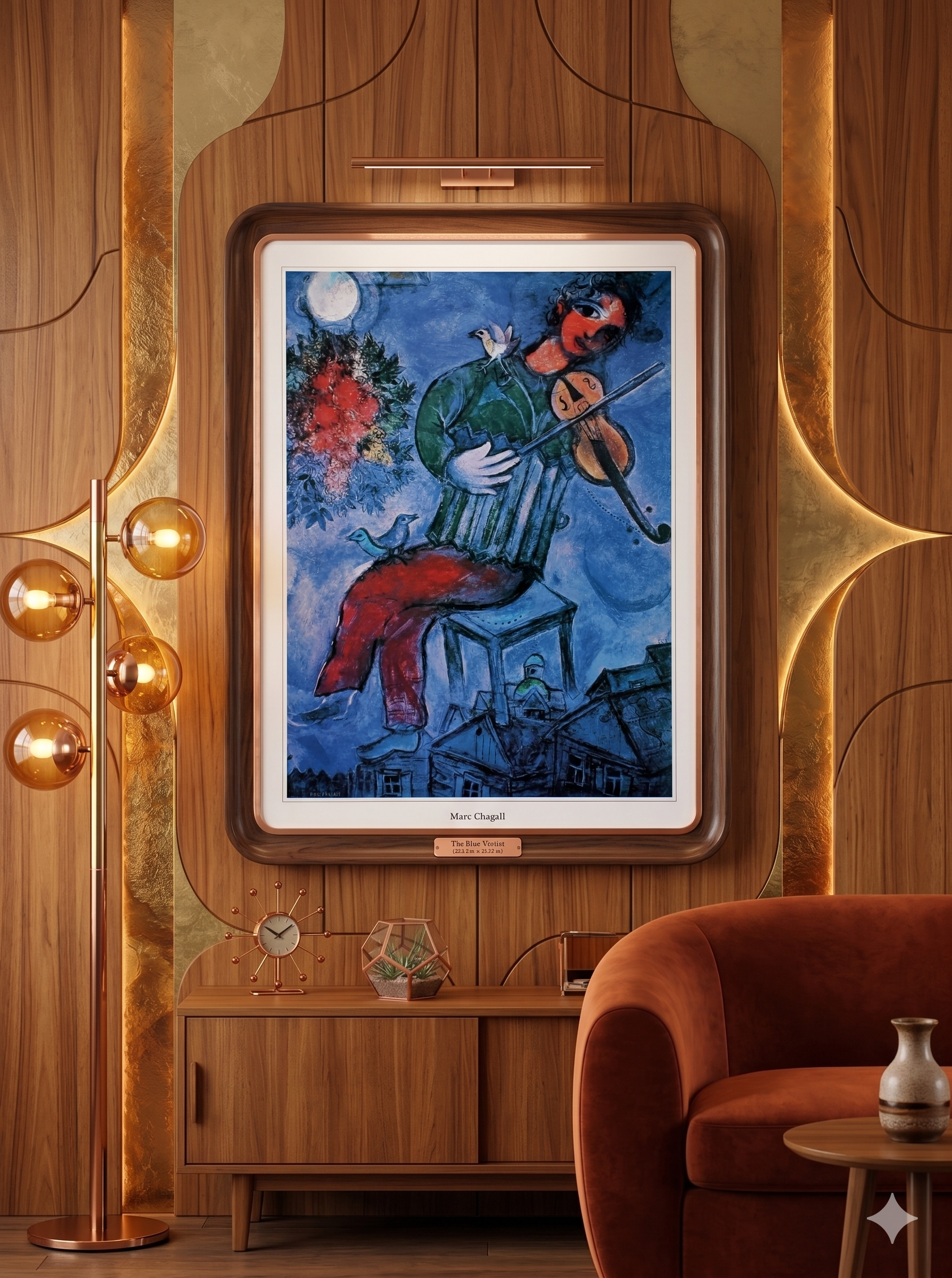 The Blue Violist