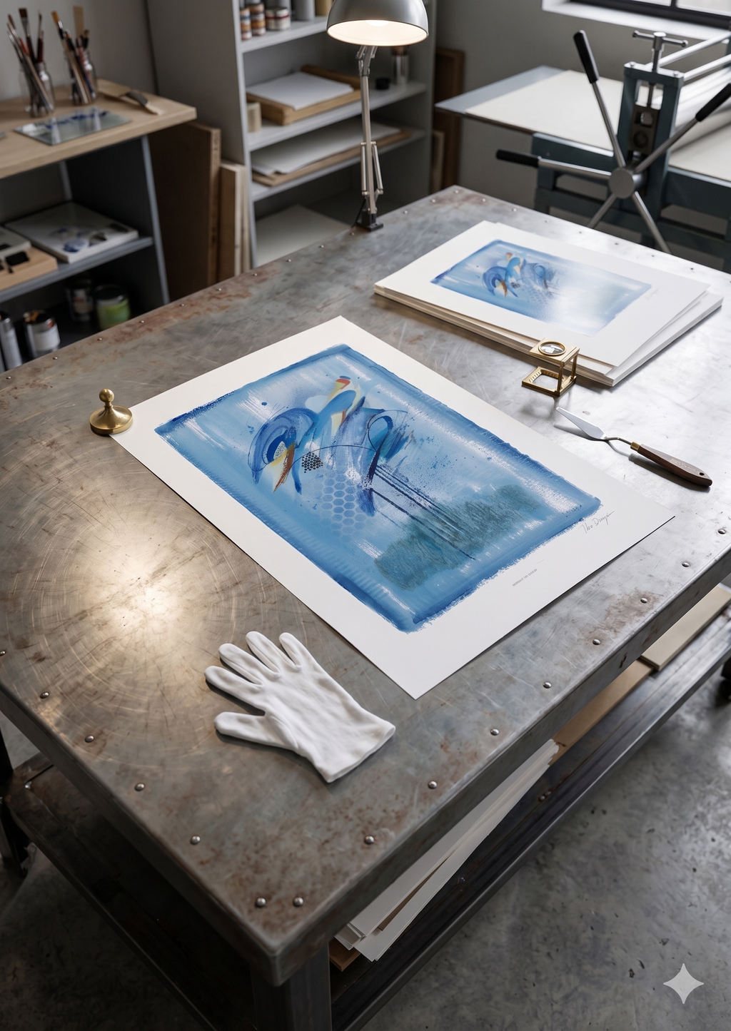 Ibo Dreyer - Water (19.5 in x 27.5 in)