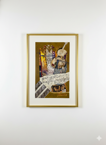 Theo Schildkamp - Musica (24.5 in x 36.5 in)