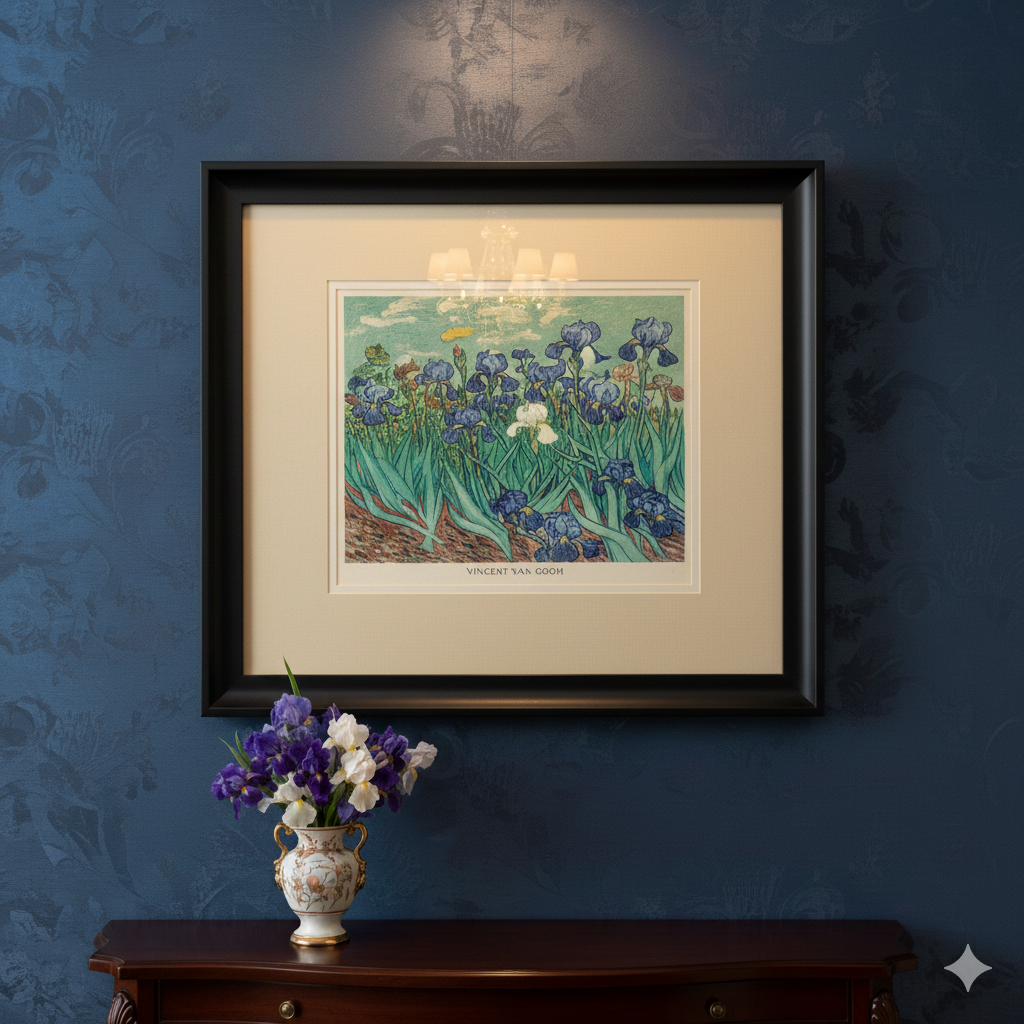 Vincent Van Gogh - Iris (31 1/2 in x 32 1/4 in)