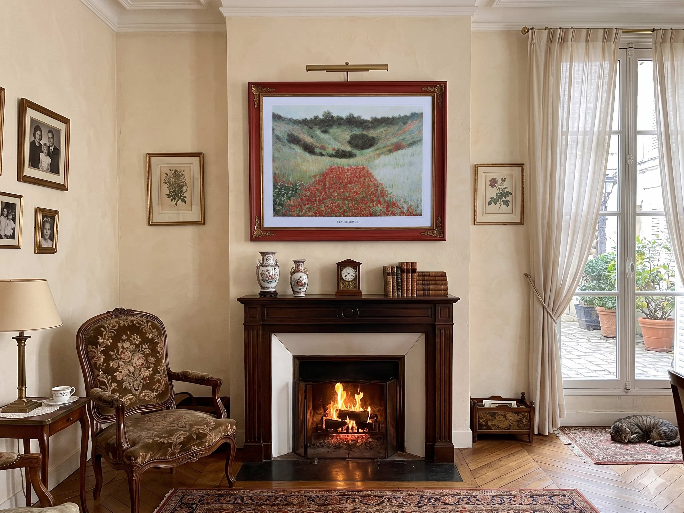 Claude Monet - Poppy Field in a Hollow near Giverny (23.5 in - 31.5)