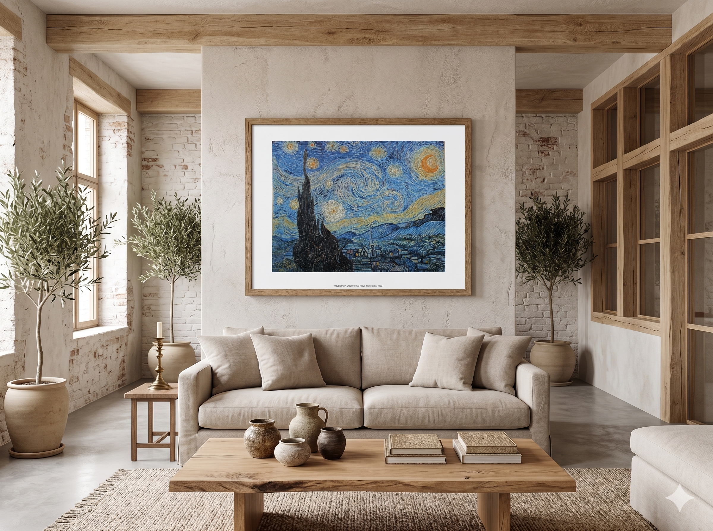 Vincent Van Gogh - Nuit Etoilee (31.5 in x 23.5 in)