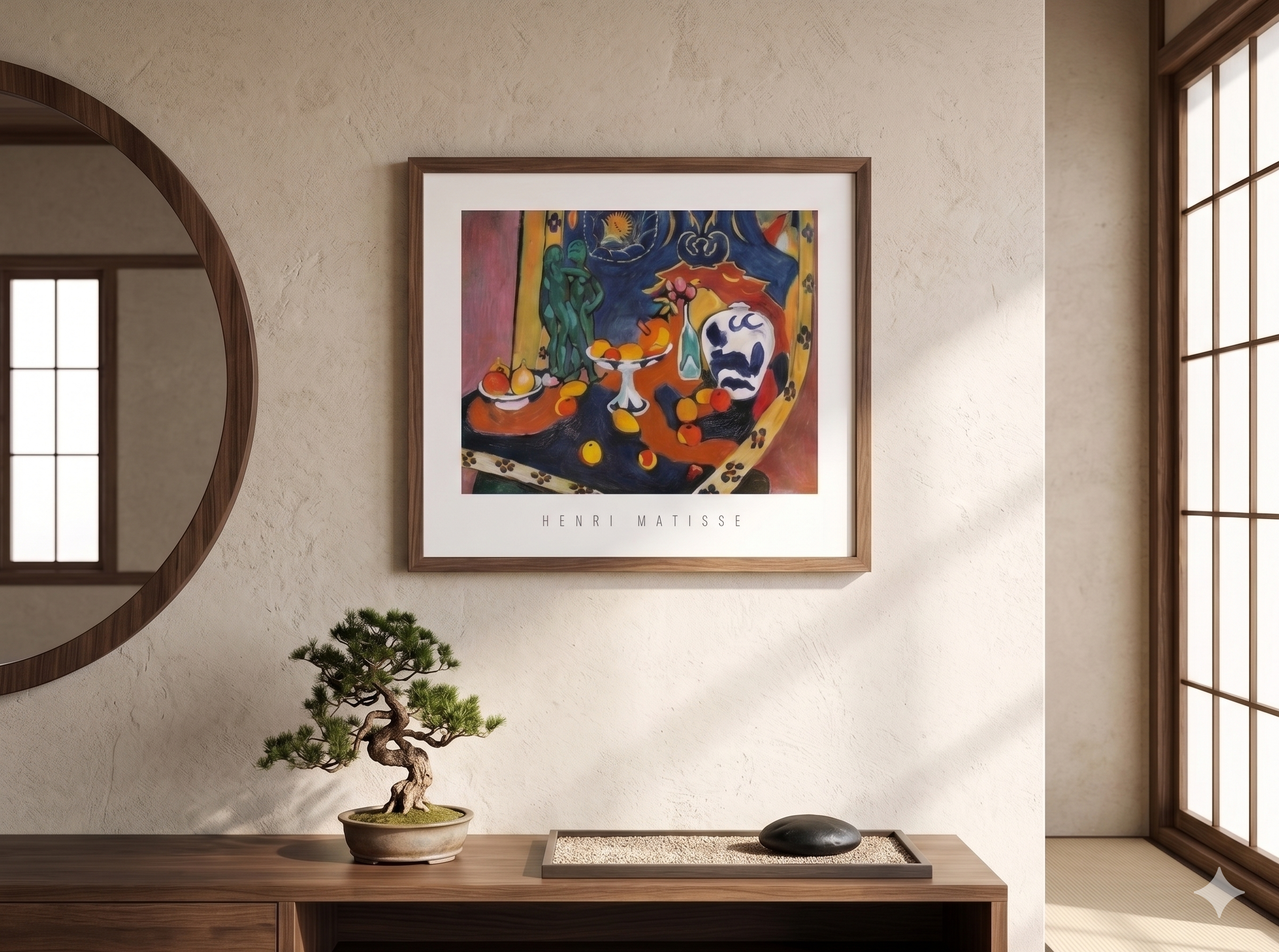 Henri Matisse - Bronze et Fruit (31.5 in x 23.5 in)
