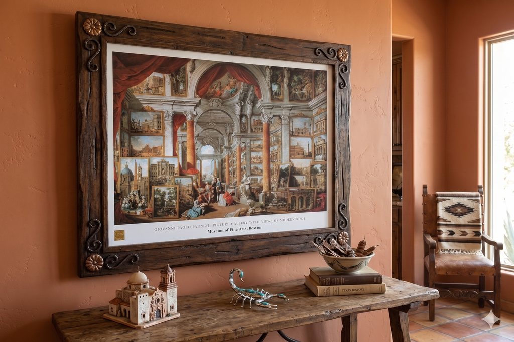 Giovanni Paolo Panini - Picture Gallery with Views of Modern Rome  (31.25 in x 23 in.5)