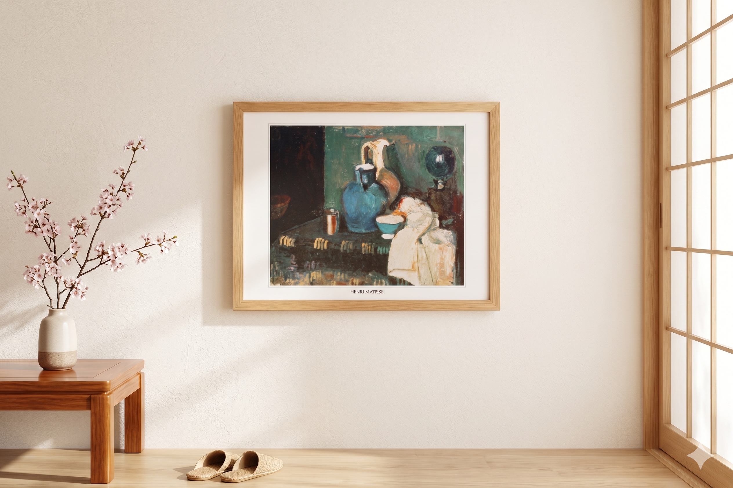 Henri Matisse - Nature morte au pot bleu (31.25 x 23.5)
