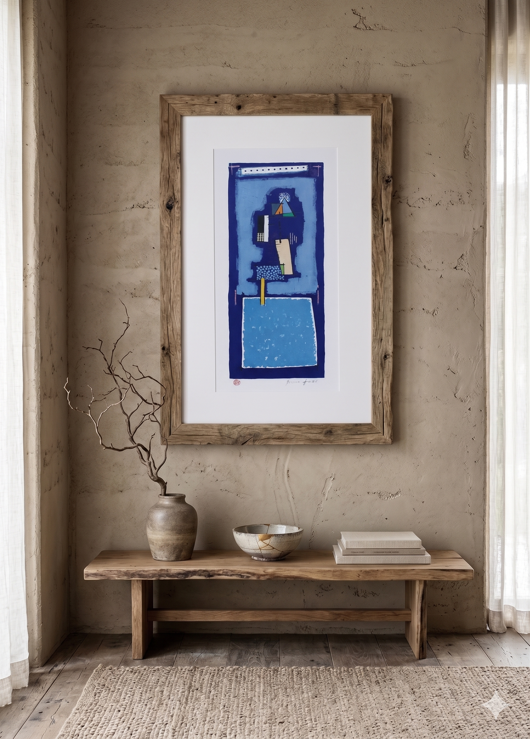 Bruno Hass - Die Verbindung (19.75 in x 27.5 in)
