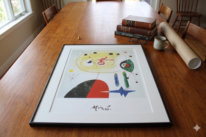 Joan Miro - Fix the Hair of the Stars (31.25 in x 23 1/2 in)