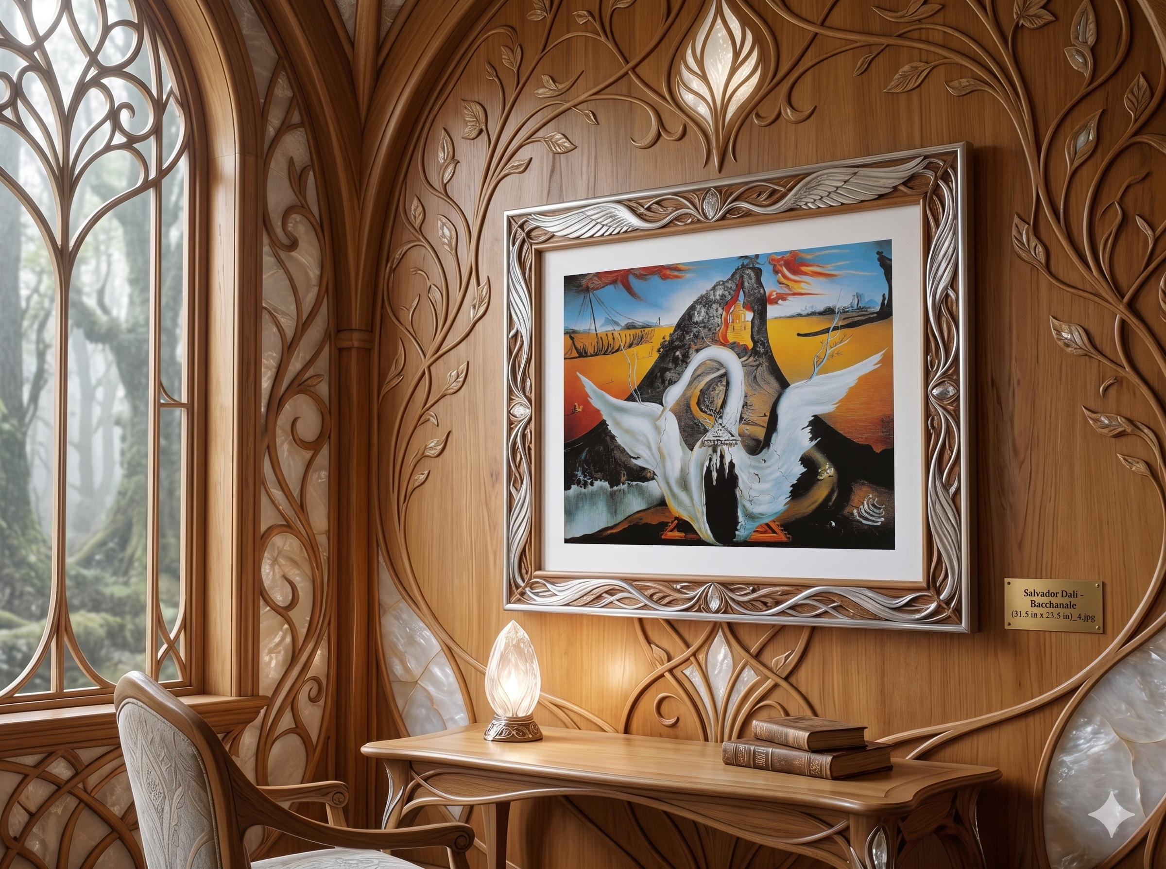 Salvador Dali - Bachannale (31.5 in x 23.5 in)