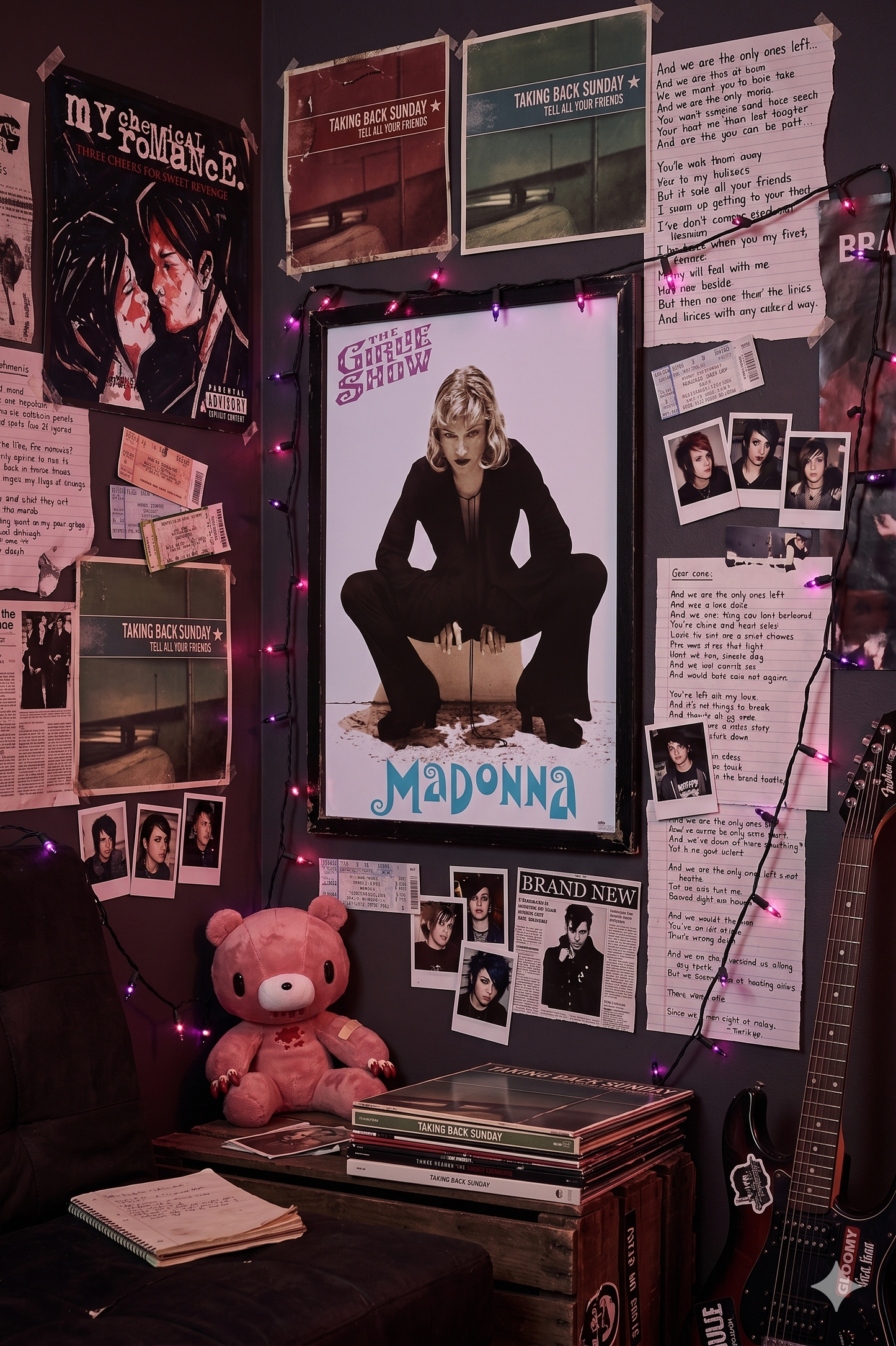 Vintage Madonna "The Girlie Show" Concert Poster