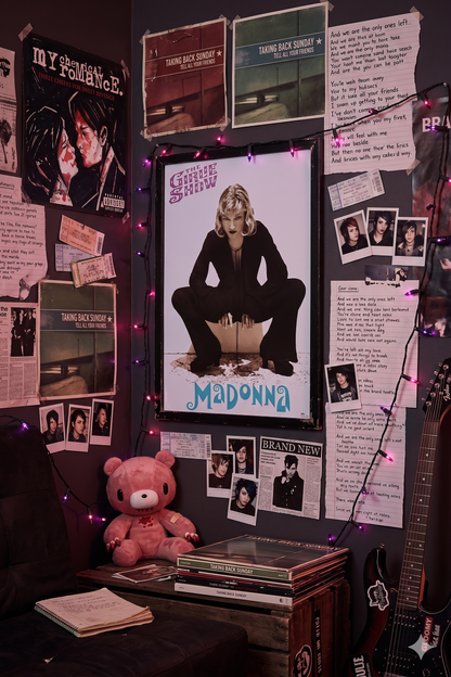 Vintage Madonna "The Girlie Show" Concert Poster