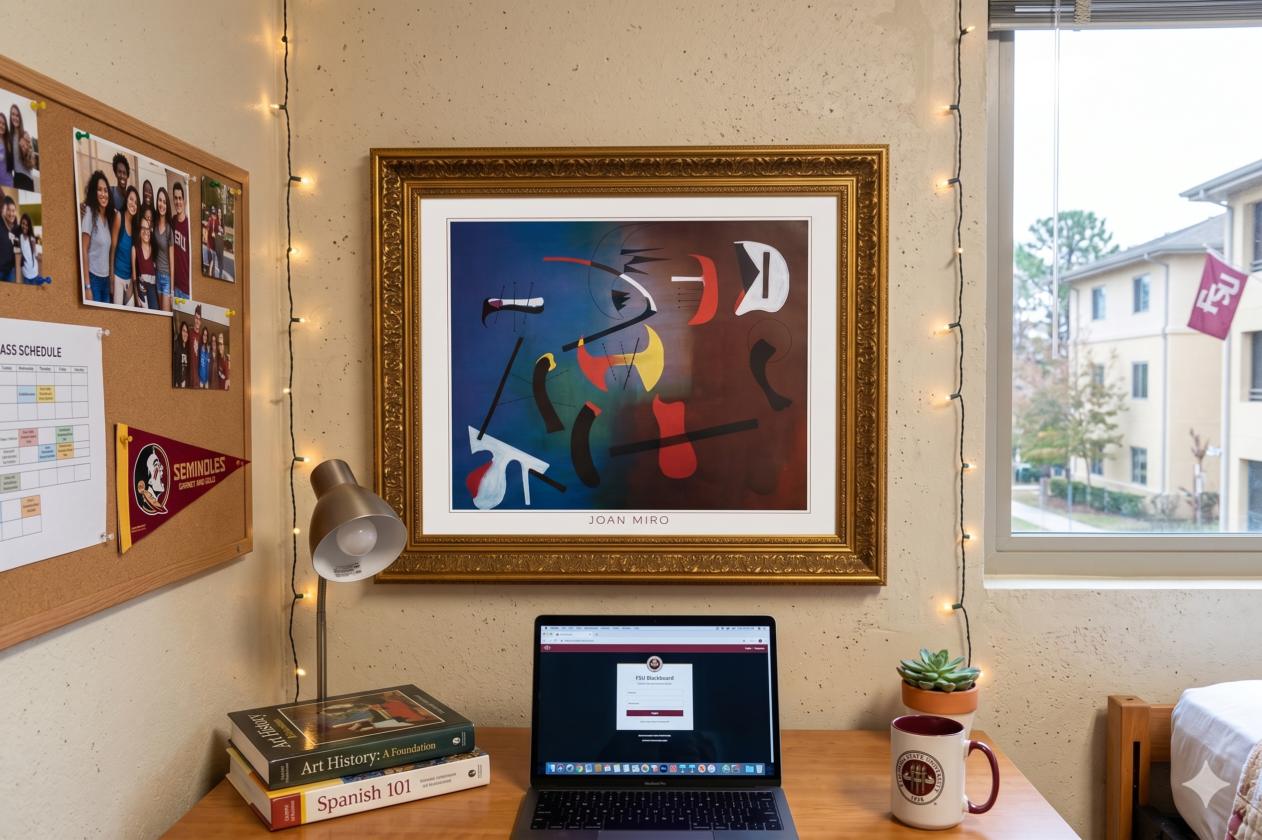 Joan Miro - Composizione (32.5 in  x 23.5 in)