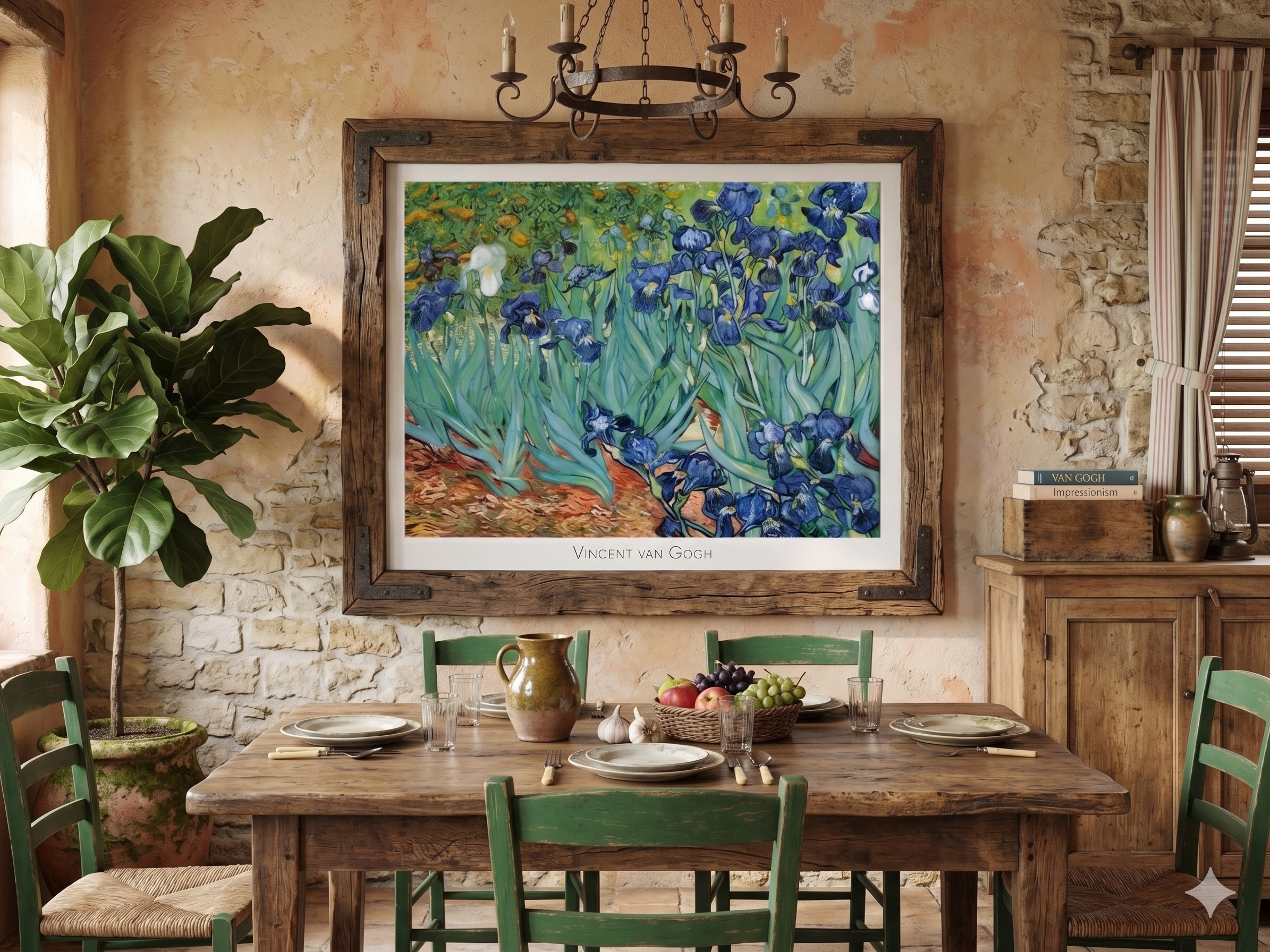 Vincent Van Gogh - Iris (31 1/2 in x 32 1/4 in)