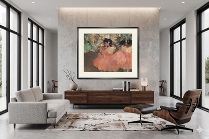 Edgar Degas - Dancers in Pink (31.25 in x 23.5 in)
