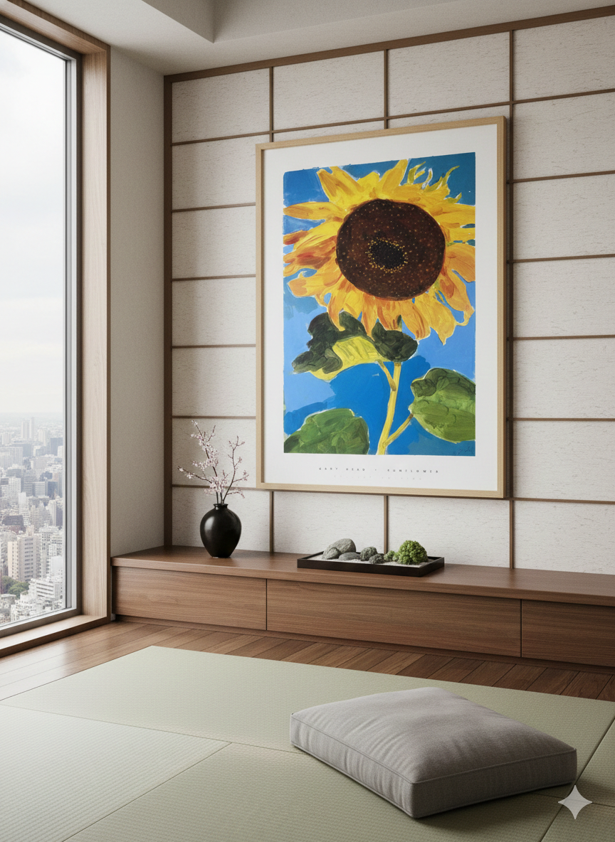 Gary Head - Sunflower (31 1/2 in x 23 1/2 in)