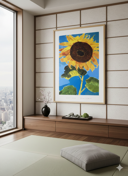 Gary Head - Sunflower (31 1/2 in x 23 1/2 in)