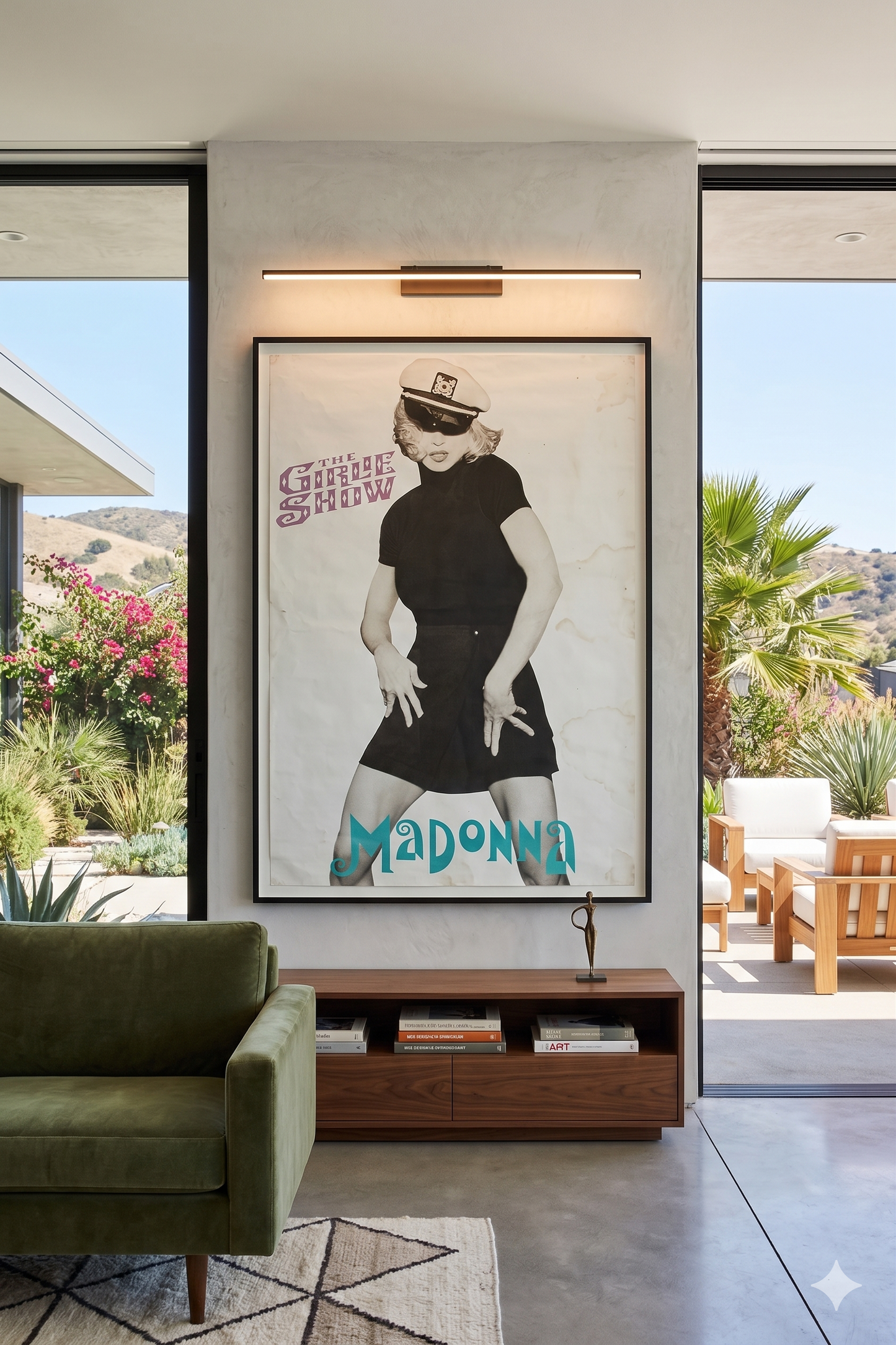 Vintage 1993 Madonna "The Girlie Show" Tour Poster | Iconic 90s Pop Music Wall Art | Retro Queen of Pop Concert Print