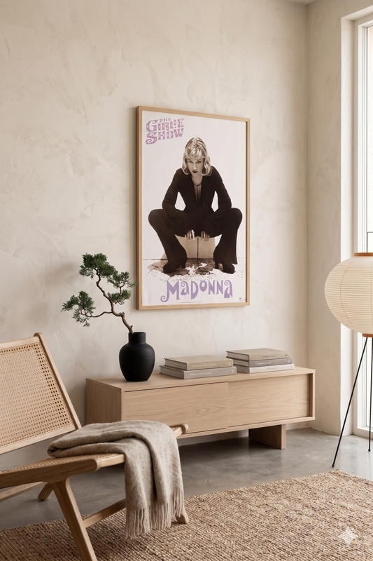 Vintage Madonna "The Girlie Show" Concert Poster