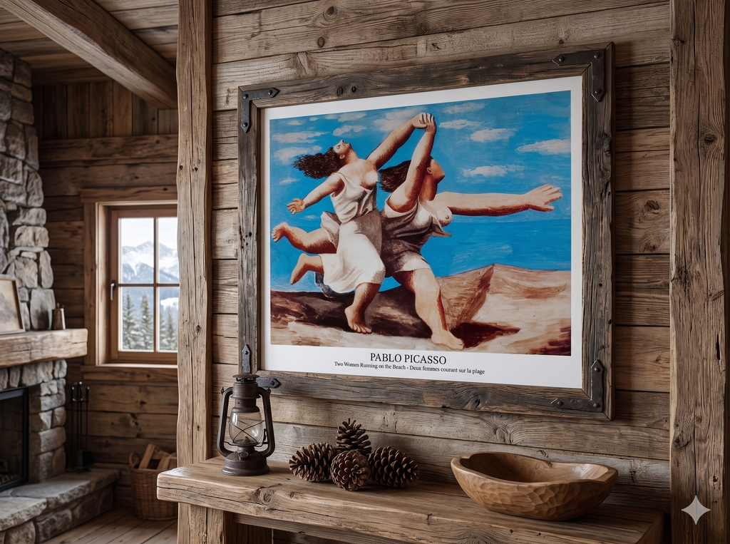 Pablo Picasso - Two Women Running on the Beach (31.5 in x 23.5 in)