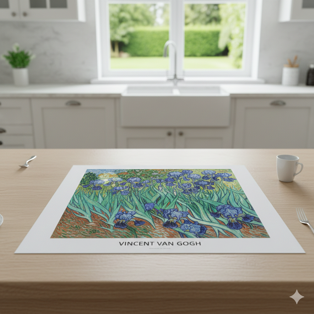 Vincent Van Gogh - Iris (31 1/2 in x 32 1/4 in)