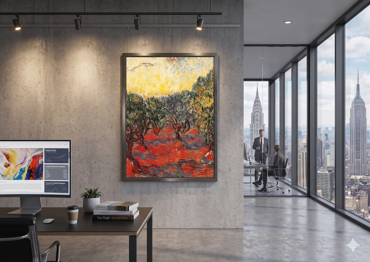 Van Gogh - L'uliveto (27.5 in x 19.5 in)