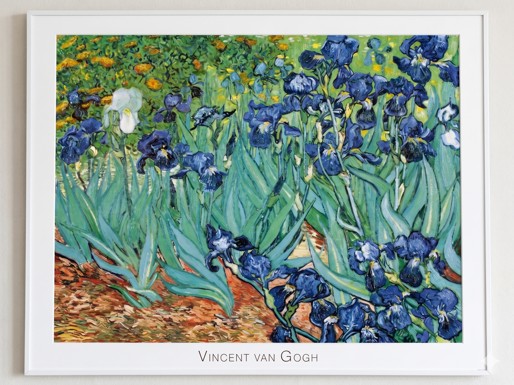 Vincent Van Gogh - Iris (31 1/2 in x 32 1/4 in)