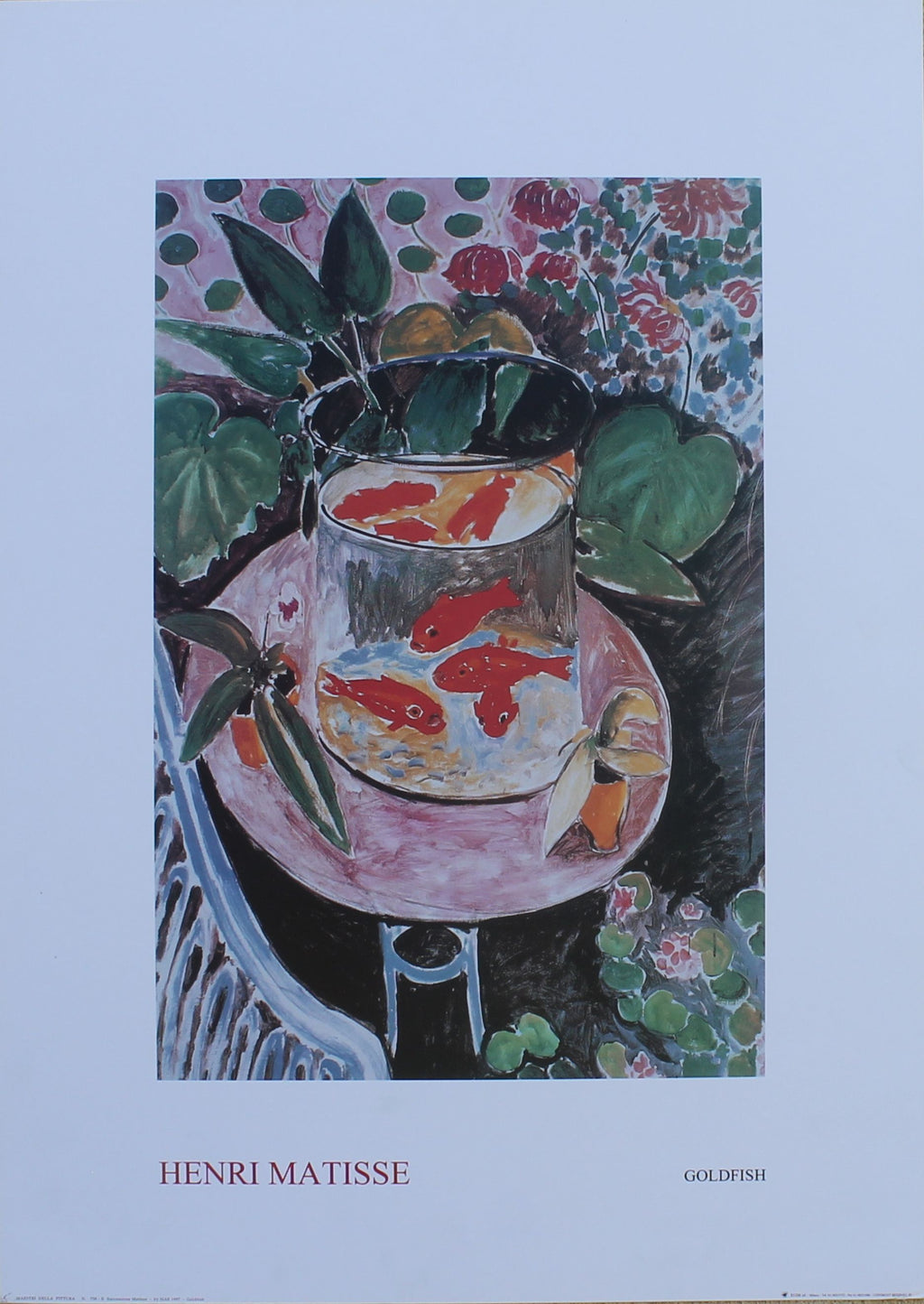 Henri Matisse - Goldfish (19.5 in x 27.5 in)