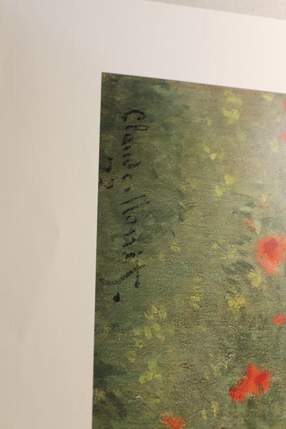 Claude Monet - Poppy Field (31.5 in x 23.5 in)