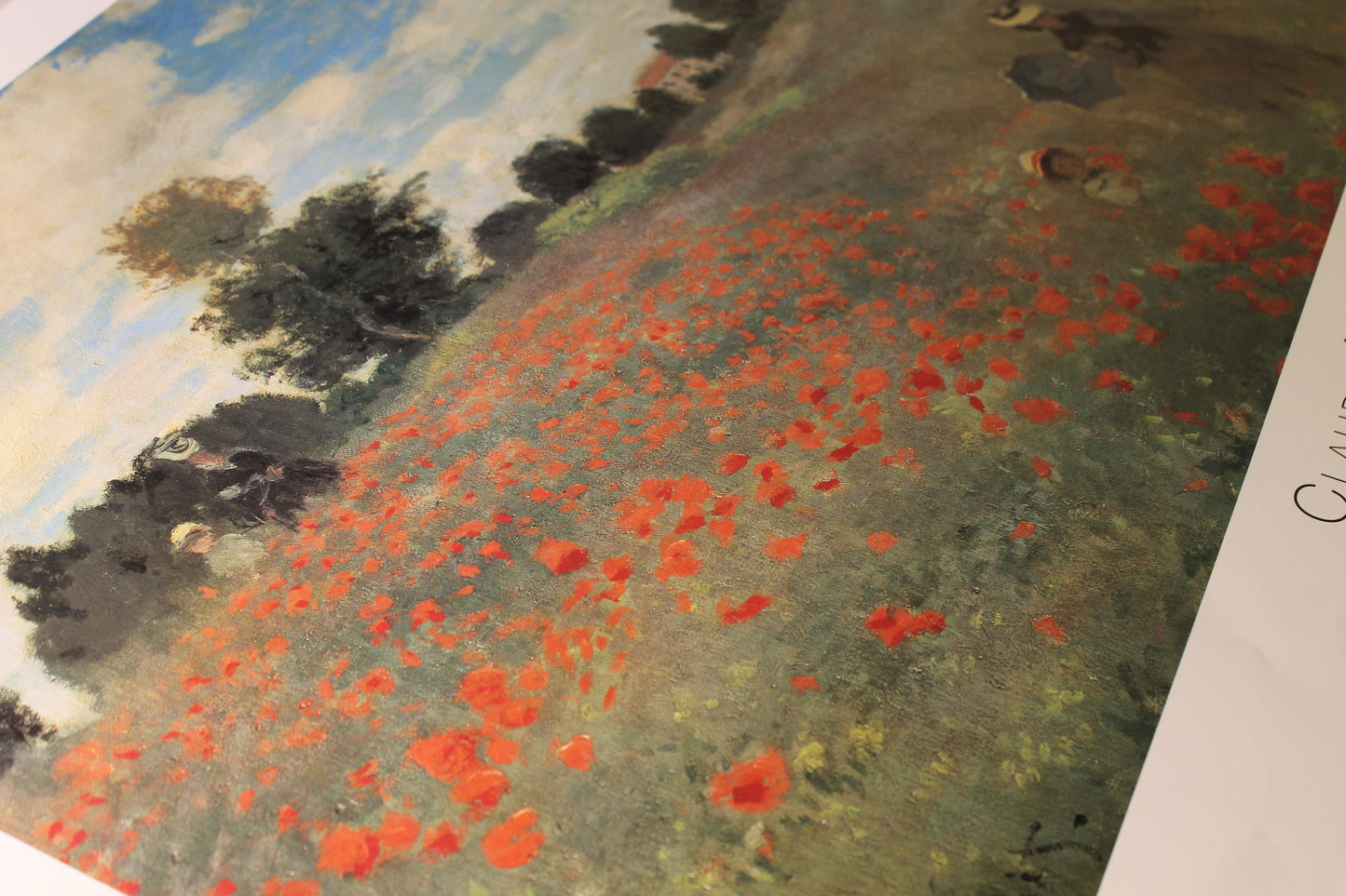 Claude Monet - Poppy Field (31.5 in x 23.5 in)
