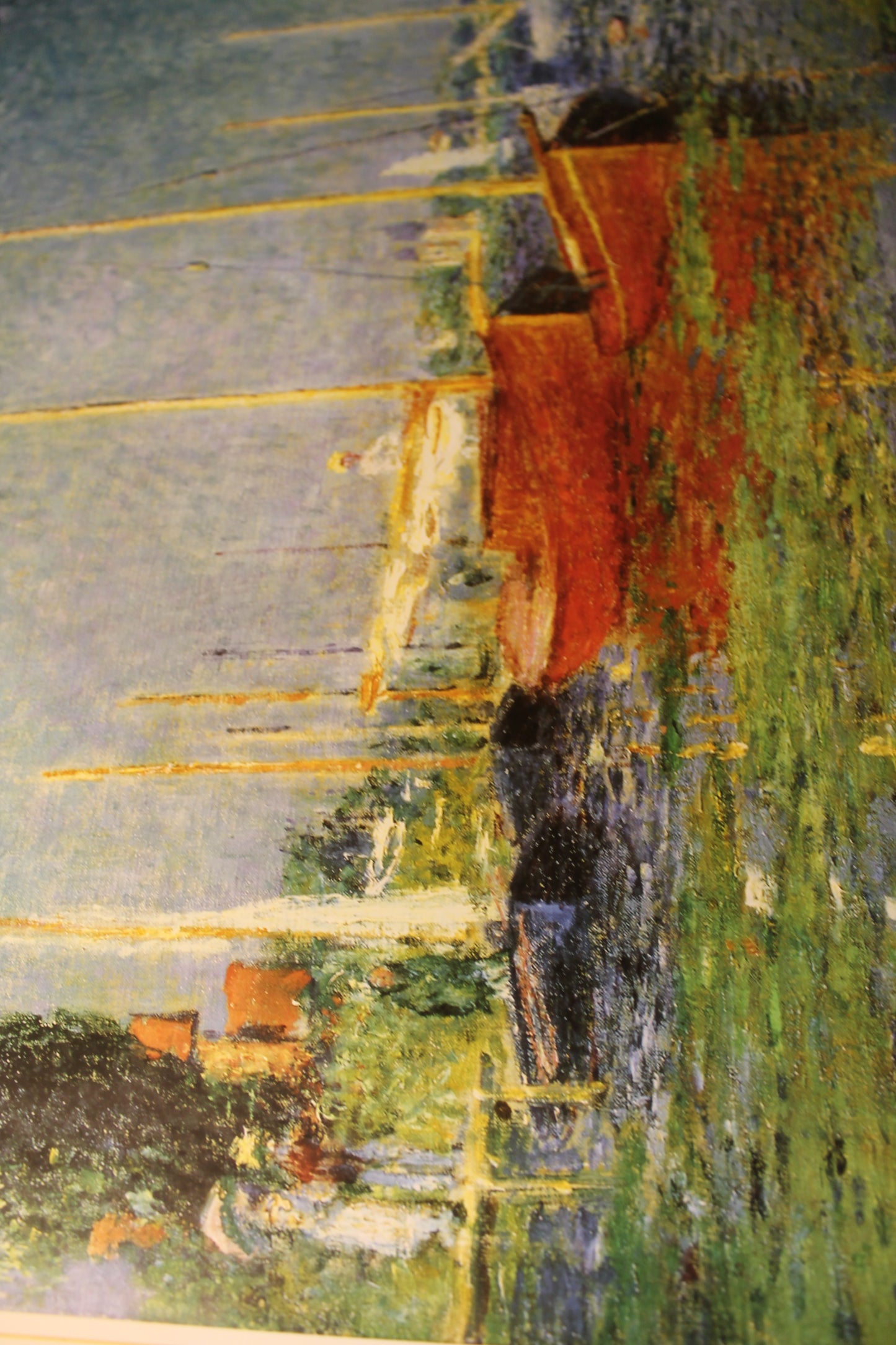 Claude Monet - Les Bateaux Rouges (31.5 in x 23.5 in)