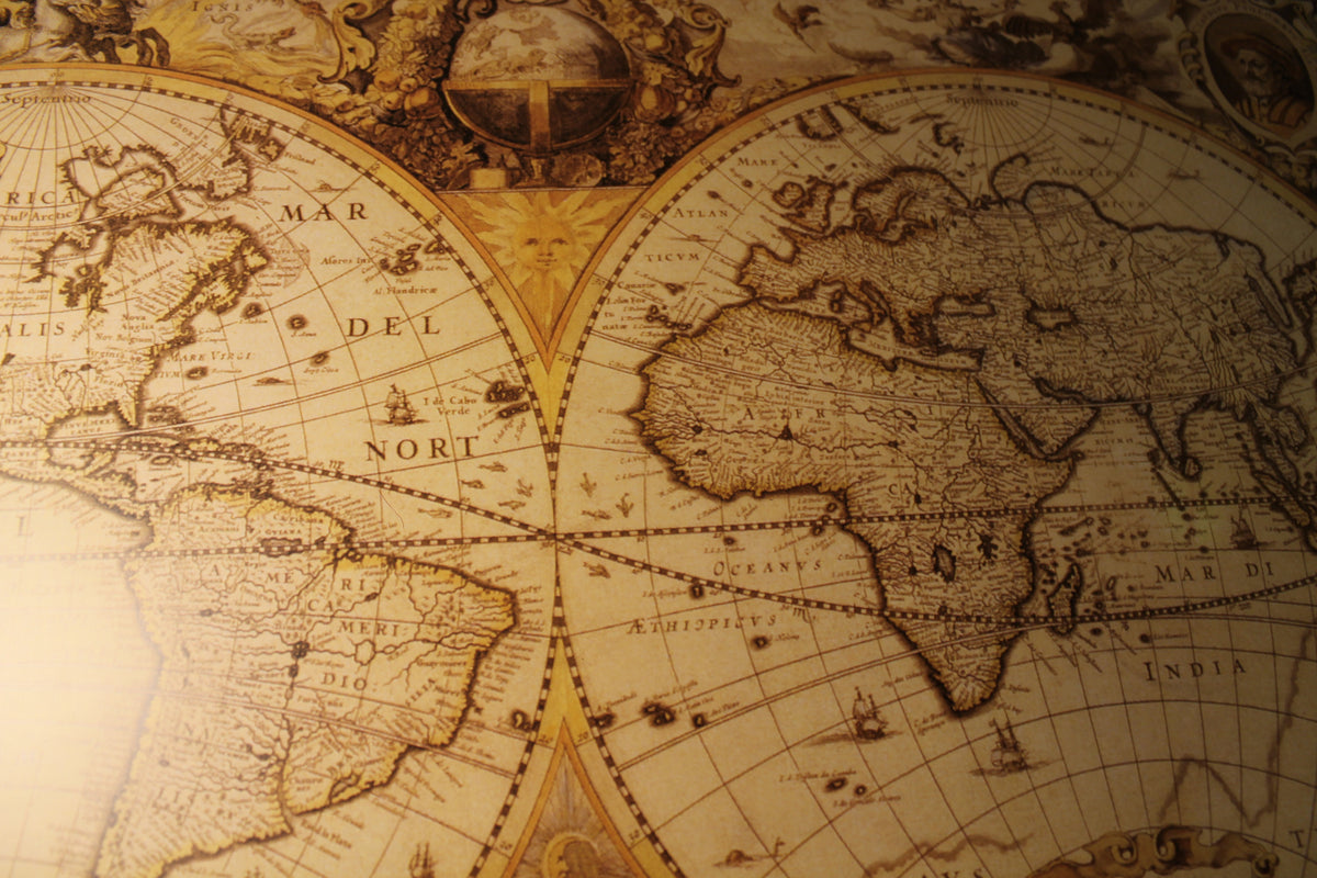 Nova Totius Terrarum Orbis Geographica Ac Hydrographica Tabula (31.5 in x 23.5 in)