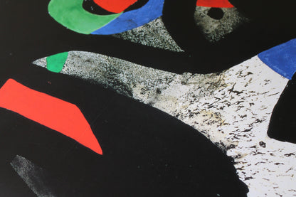 Joan Miro - Aufrechte figur (23.5 in x 31.25)