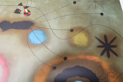 Joan Miro - Lileluba D'Ales Vermelles (31.25 in x 23.5)