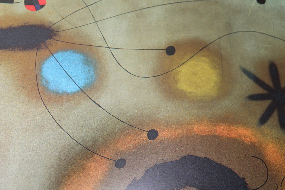 Joan Miro - Lileluba D'Ales Vermelles (31.25 in x 23.5)