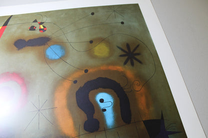 Joan Miro - Lileluba D'Ales Vermelles (31.25 in x 23.5)