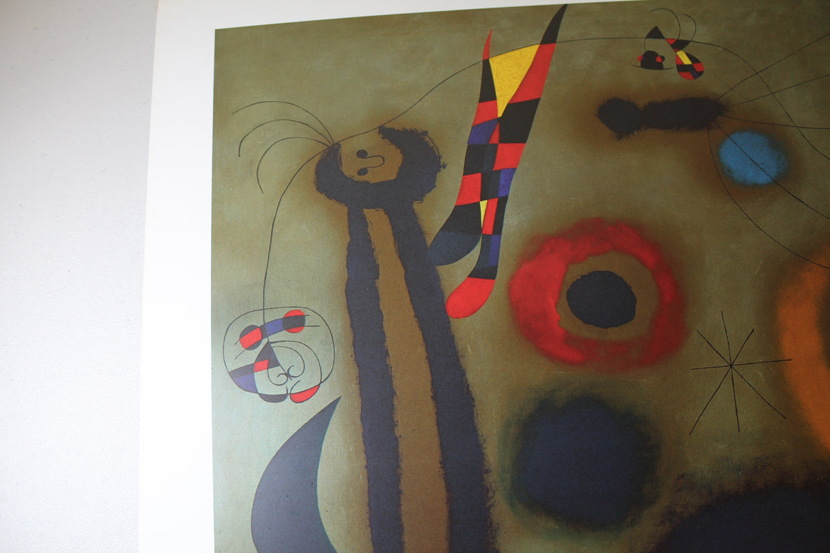 Joan Miro - Lileluba D'Ales Vermelles (31.25 in x 23.5)