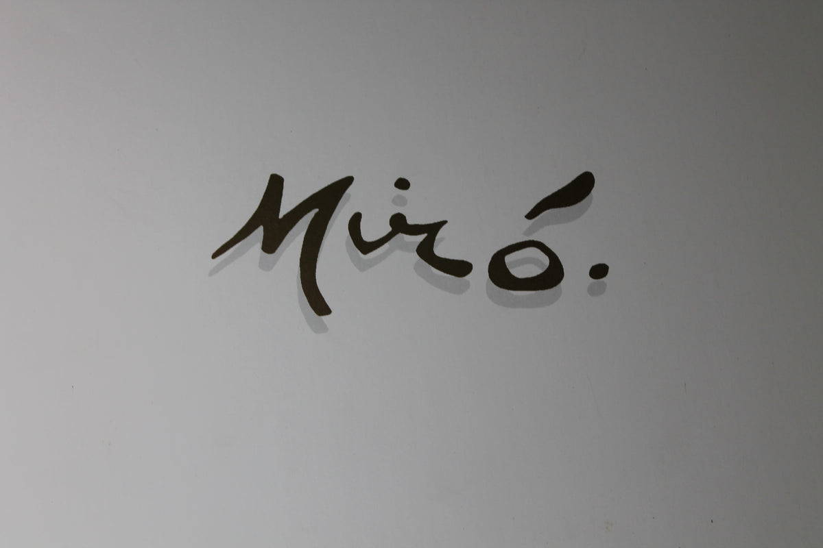Joan Miro - Fix the Hair of the Stars (31.25 in x 23 1/2 in)