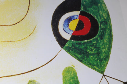 Joan Miro - Fix the Hair of the Stars (31.25 in x 23 1/2 in)