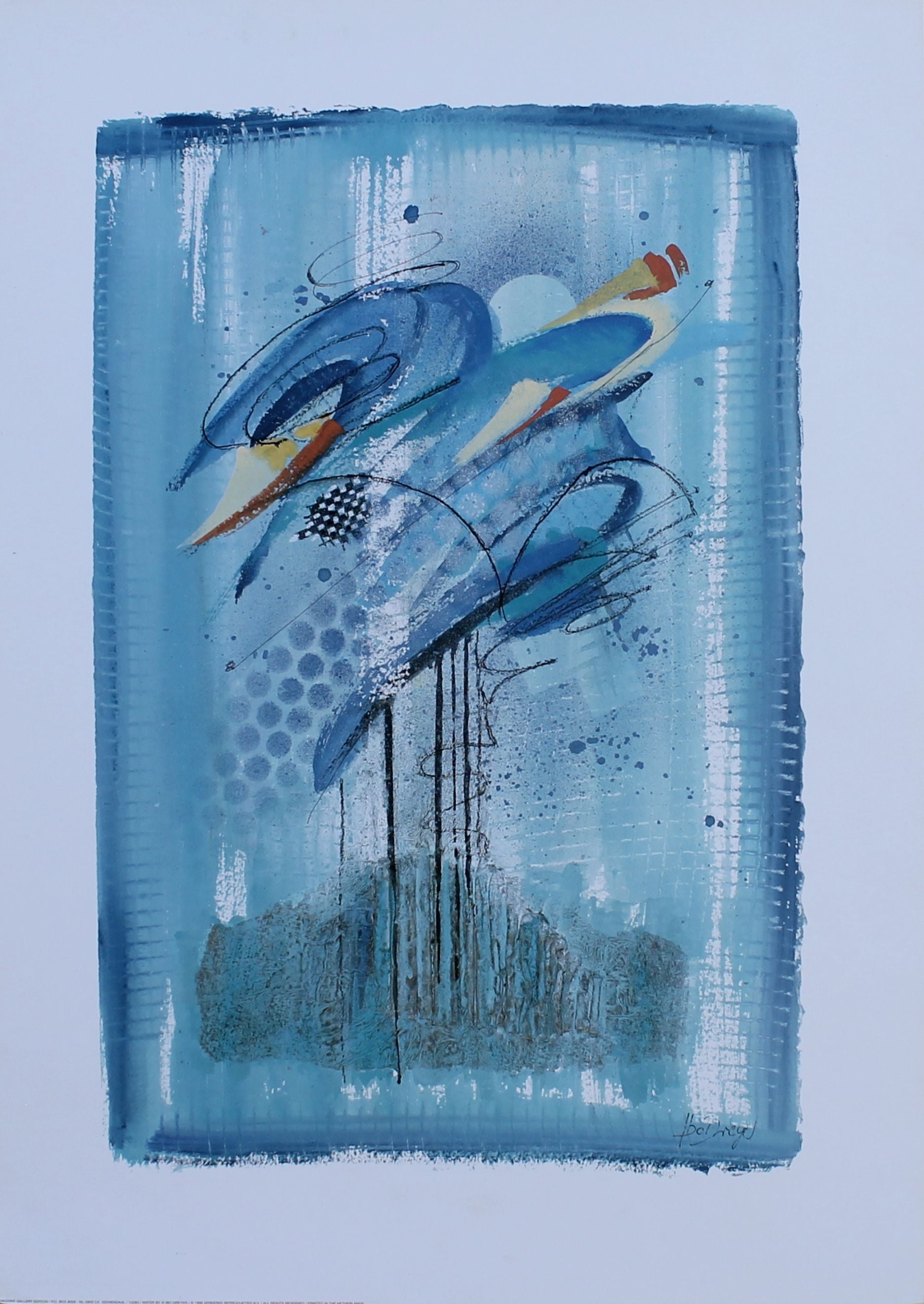 Ibo Dreyer - Water (19.5 in x 27.5 in)