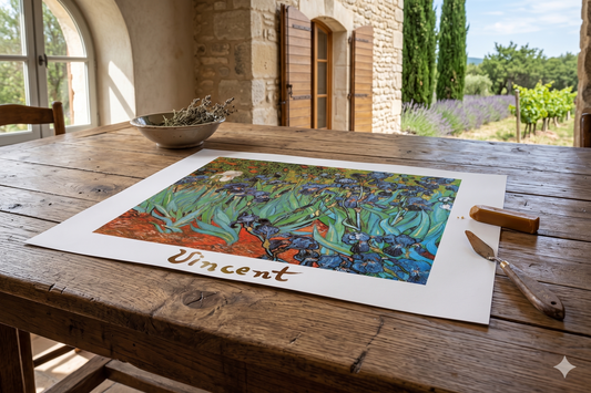 Vincent Van Gogh - Iris (27.5 in x 19.5 in)