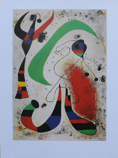 Joan Miro - La Nuit (23.5 in x 31.25 in)