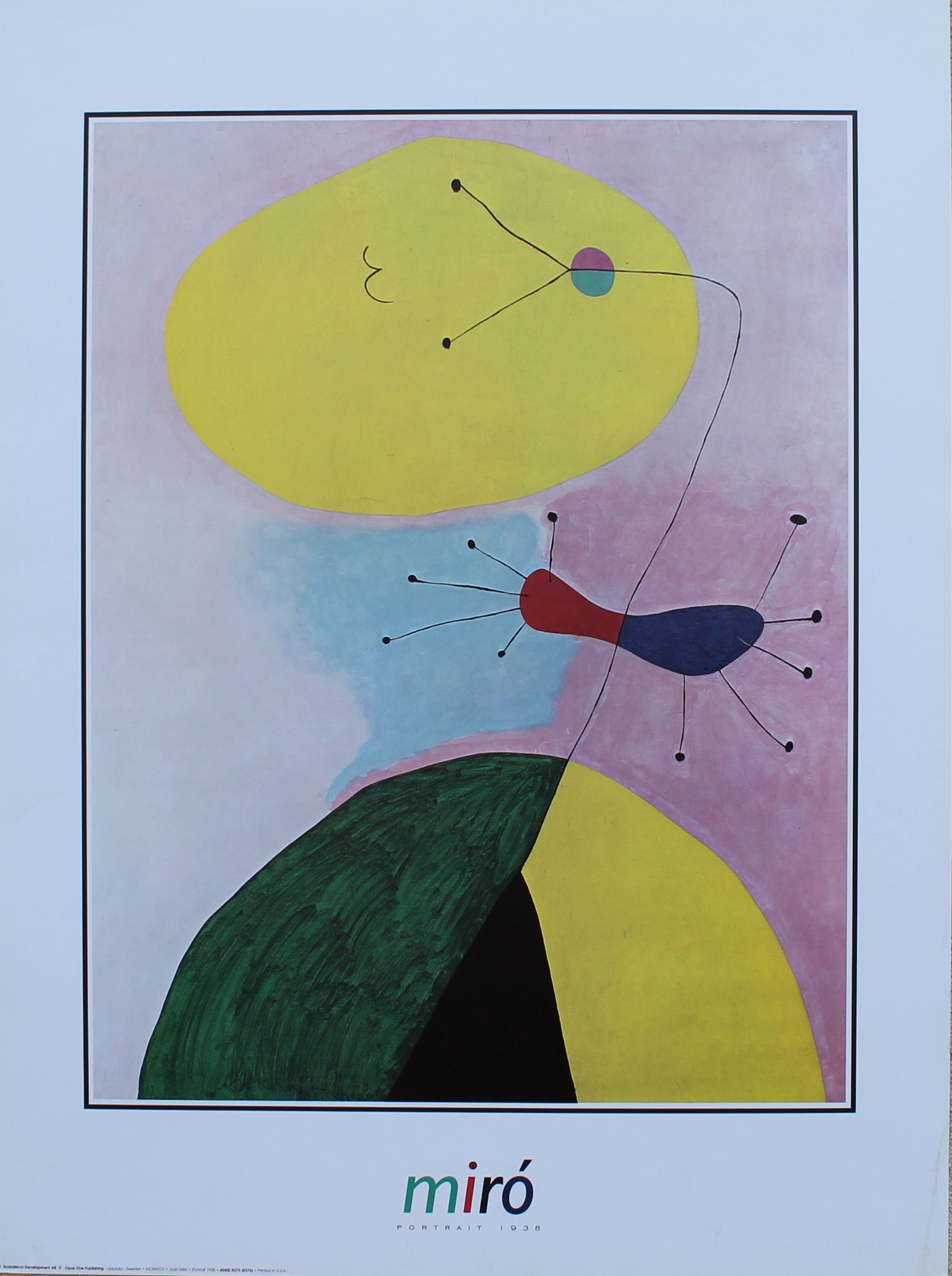 Joan Miro - Protrait (32 in x 23.5 in)
