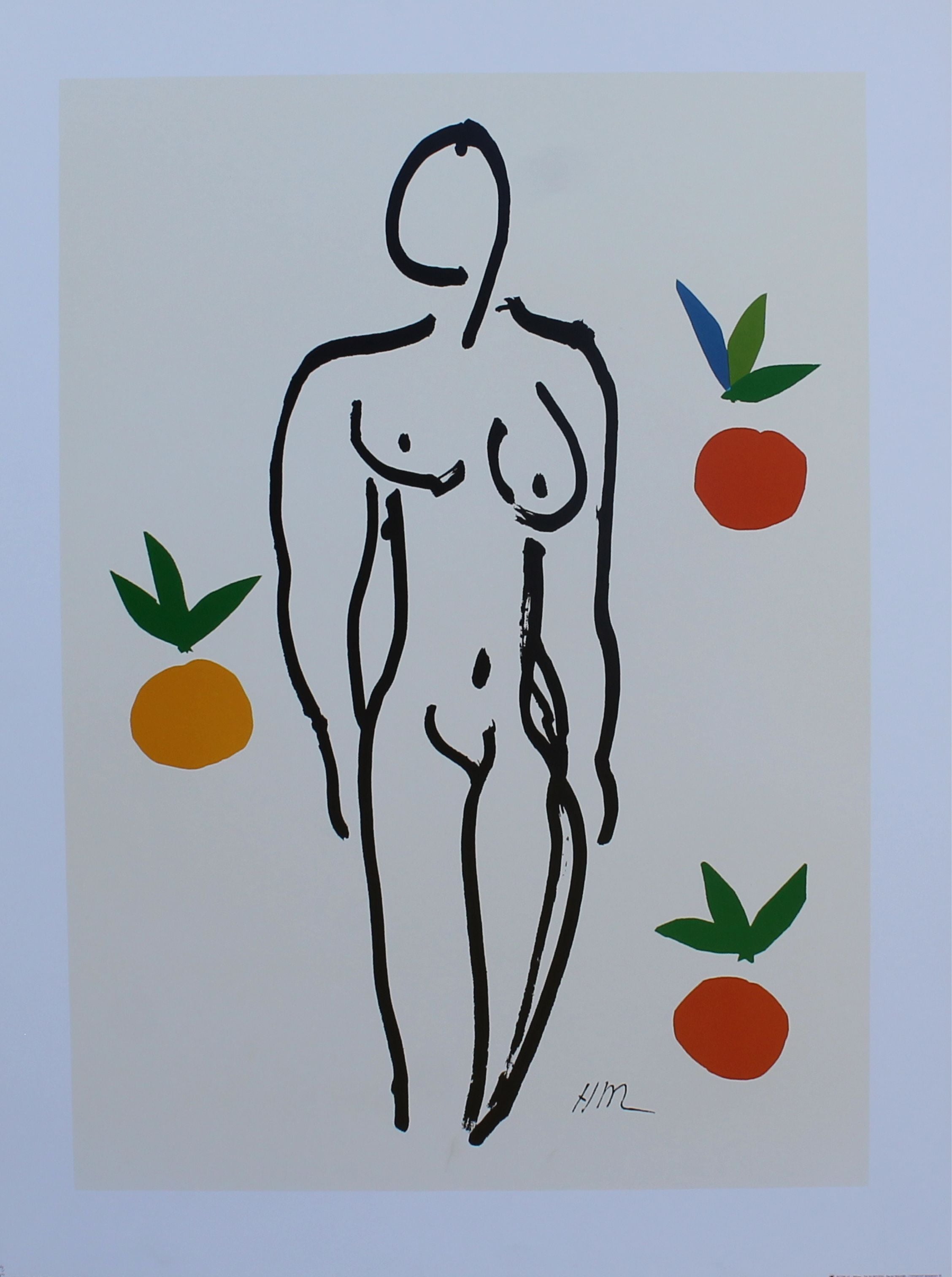 Henri Matisse - Nu aux oranges (23.5 in x 31.25 in)
